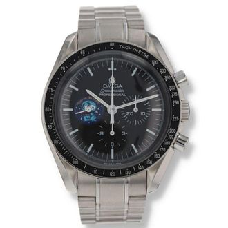 Omega Pre-owned Omega Speedmaster Professional Chronograph Hand Wind Black Dial Mens Watch 3578.51.00