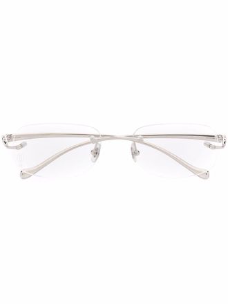 Cartier oval-frame glasses - Silver