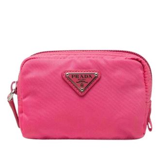 Prada Pre-owned Mini Bags, female, Pink, Size: ONE SIZE Pre-owned Coin Pouch