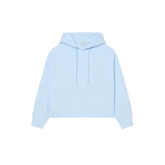 Lacoste Oversized Verstelbare Hoodie - Dames - Hoodies - Blauw - S - Katoen - Hoodies & sweatvesten