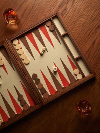Giobagnara Leather Backgammon Set