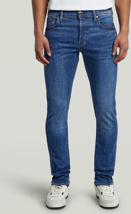 G-Star Mens G-Star RAW 3301 Slim Z Jeans - Navy Cotton - Size 31W/30L