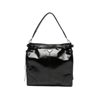 Prada Soft Lux Logo-plaque Tote Bag