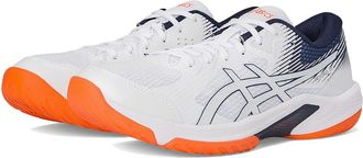 Asics Beyond FF Mens Volleyball Shoes White/Midnight : 9.5 D - Medium, Synthetic