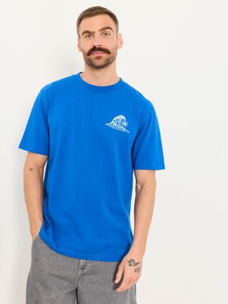 Fat Face FatFace Cobalt Blue Gnarly Surf Graphic T-Shirt