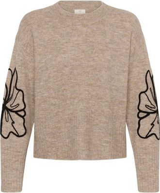 Kaffe Maglieria Girocollo - - Knitwear - Donna - Beige - XL