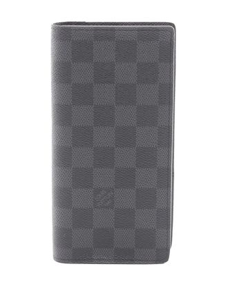 Louis Vuitton 2010 Damier Graphite Brazza Wallet long wallets - Black