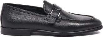 Baldinini Loafer van soepel leer - Heren - Loafers - Zwart - 43 EU - Leer - Schoenen