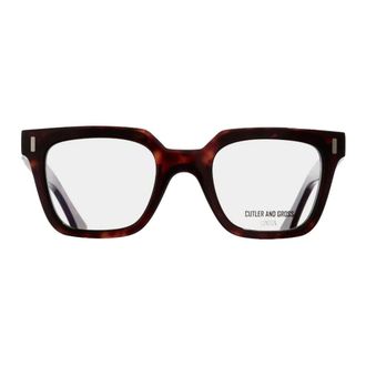 Cutler and Gross Accessoires, Dames, Veelkleurig, ONE Size, 1305 Vierkant Optisch Montuur