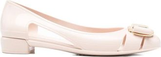 Ferragamo Pink Slip On Pumps