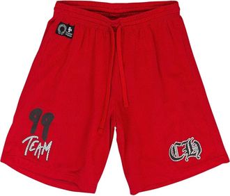 Chrome Hearts Shorts sportivi Matty Boy Team - Rosso