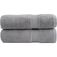 OEM Toallas De Ba&ntilde;o Premium Solund, Juego De 2, Gris, 100 X 150 Cm, 600 G/m&sup2; - Crezuo