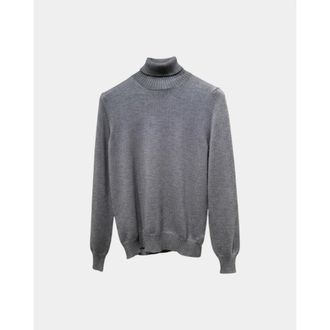 Gran Sasso Truien & Vesten, Heren, Grijs, L, Turtleneck Sweater