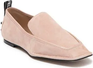 Karl Lagerfeld Zaza Slip-On Loafer in Dusty Pink Suede at Nordstrom Rack, Size 5.5