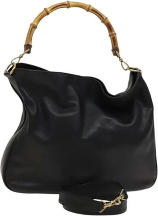 Gucci Pre-owned Cuoio borse-gucci - - Pre-owned - Donna - Nero - ONE SIZE