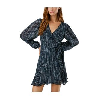 Pepe Jeans London Kleedjes, Dames, Blauw, XL, Short Kleedjes