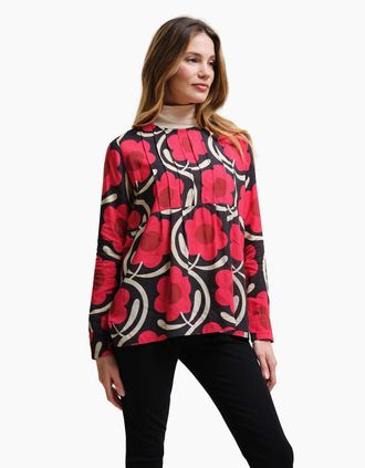 Regatta Womens Regatta Womens/Ladies Orla Floral Lightweight Breathable Blouse - Red - Size: 10