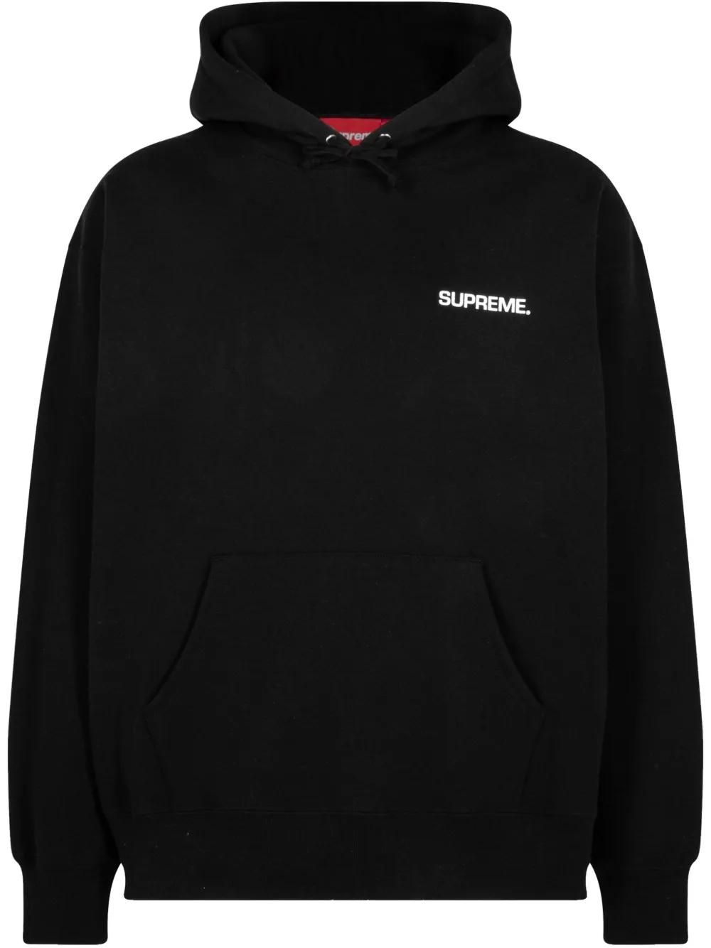 【SUPREME X JORDAN】 HOODED SWEATSHIRT BLACK 24FW Supreme Jordan Hooded Pullover Black Men's - FW15 - US