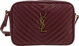 Saint Laurent Medium Lou Camera Shoulder Bag - Dames - Schoudertassen - Bruin - ONE Size - Leer - Tassen
