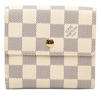 Louis Vuitton White Pvc Leather Wallet (Bi-Fold) (Pre-Owned)