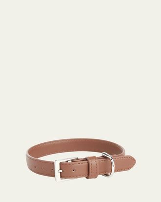 Royce Leather Personalized Leather Small Dog Collar