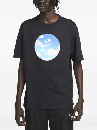 Nike graphic-print T-shirt - Black