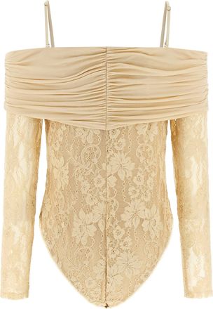 Zimmermann Womens Beige Polyamide Bodysuit Clothing