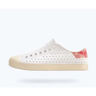 Native Mens Native Shoes Jefferson Wanderfoam Block Sneaker White Casual Shoe VER1384