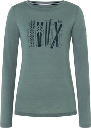 super.natural Fourski L/S Longsleeve f&uuml;r Damen | t&uuml;rkis
