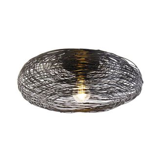 QAZQA Design Ceiling Light Black Oval - Sarella