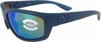 Costa Mens Saltbreak Sunglasses In Blackout Frame Green Mirror 580P