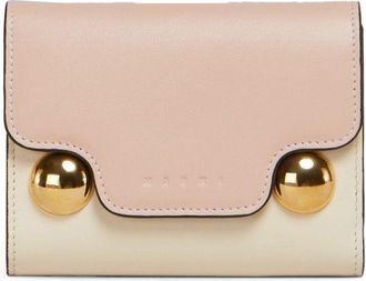 Marni logo-debossed wallet - Neutrals