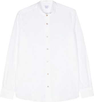 Mazzarelli Textured-finish Cotton Shirt
