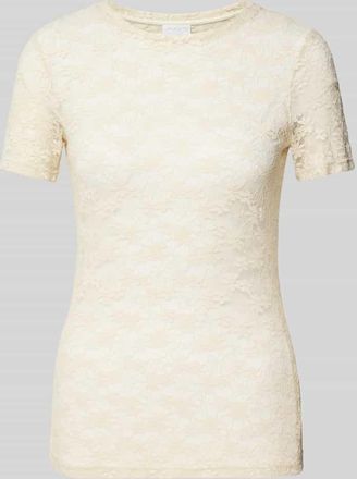 Jake*s T-Shirt aus Spitze in Ecru, Gr&ouml;&szlig;e 32