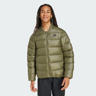 adidas Mens Essentials CLIMAWARM Synthetic Down Jackets - Khaki - Size X-Large
