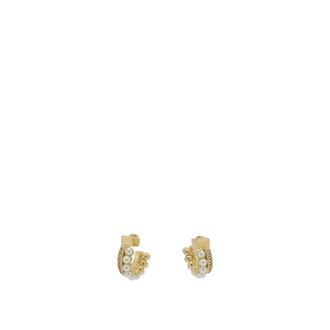 Ferragamo Earrings, female, Yellow, ONE SIZE, Gancini Earrings