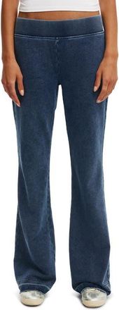 Cotton On Womens Low Rise Bootleg Sweatpant in Indigo Dye at Nordstrom, Size Xxx-Small