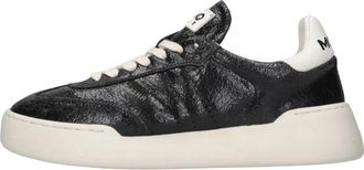Monoway Jiha Sneakers - Dames - Sneakers - Zwart - 40 EU - Leer - Schoenen