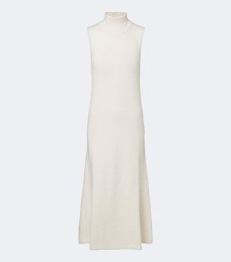 Magda Butrym Wool, silk, and cashmere midi dress