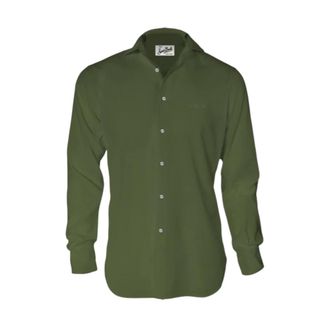 MC2 Saint Barth Camicia Chemise - Heren - Casual Overhemden - Groen - S - Katoen - Overhemden