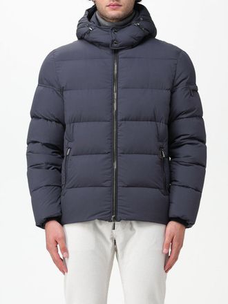 Moorer Piumino Brett in lana e cashmere idrorepellente con cappuccio amovibile