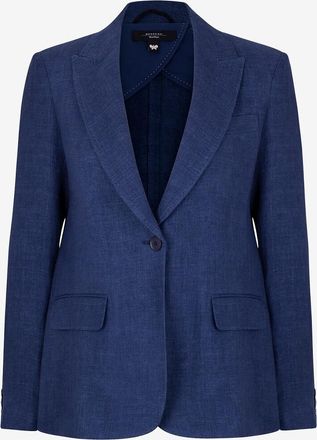 Max Mara Einreihiger Leinenblazer Nalut