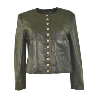 R13 Leather Jackets - Jackets - Mujer - Negro - M