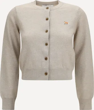 Maison Kitsun&eacute; Baby Fox Cardigan Female XS