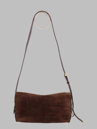 Balenciaga Womens Shoulder Bag Le 7 Medium Brown Leather