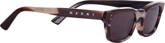 Marni Unisex Sunglasses Floosa Brown Acetate