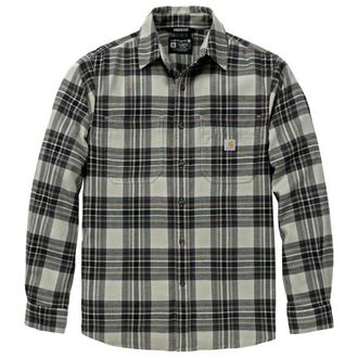 Carhartt Work in Progress Flannel L/S Plaid Shirt Hemd f&uuml;r Herren | grau
