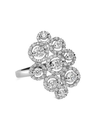 Leo Pizzo 18K white gold Crops diamond ring - Silver