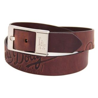Eagles Wings Mens Brown Los Angeles Dodgers Brandish Leather Belt at Nordstrom, Size 42