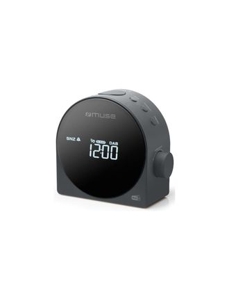 Muse Radio Reloj Despertador Dual Negro - M185cdb Muse